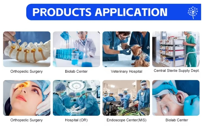 Perfect for Clinics, Labs, Dental Practices, and Beyond
Dental instrument sterilization
Hospital CSSD use
Laboratory glassware and media sterilization
Tattoo and piercing studios
Veterinary surgical equipment