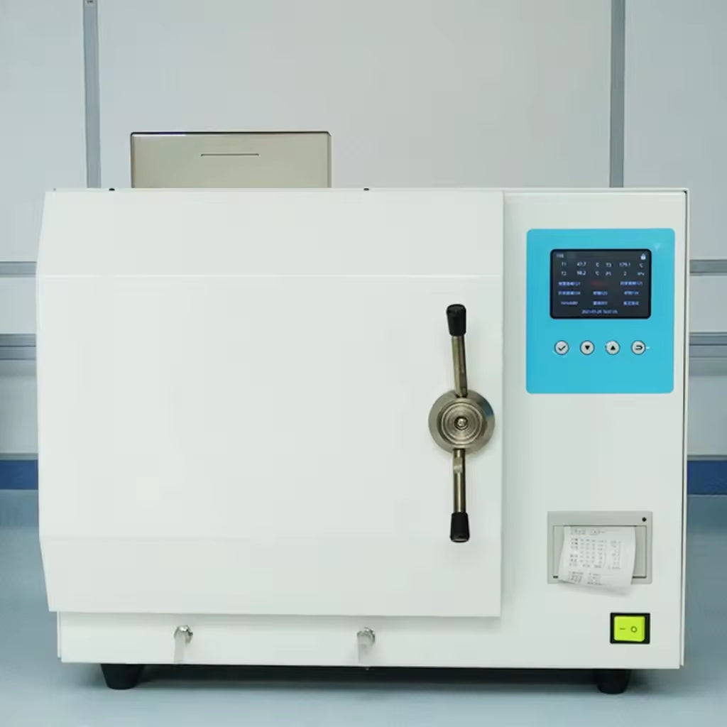 Class B Tabletop Autoclave 18L & 23L – Pre‑Vacuum Dental Steam Sterilizer with Printer & USB
