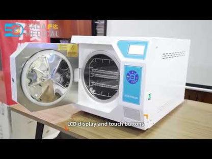 Autoclave de clase B con vacío pulsante de sobremesa 8L-23L 