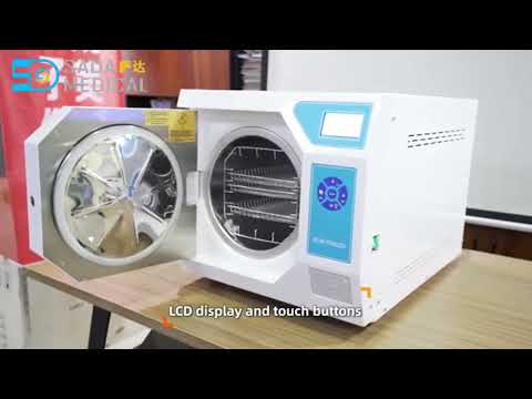 Autoclave de clase B con vacío pulsante de sobremesa 8L-23L 