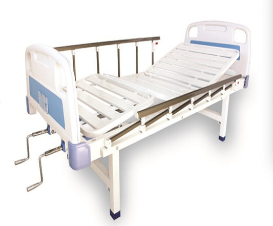 ABS Hanging Hospital Beds Head Type Double Shaker with Mattress