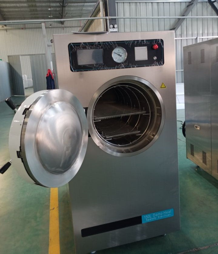 Autoclave de vapor al vacío avanzado de 100 litros para hospitales