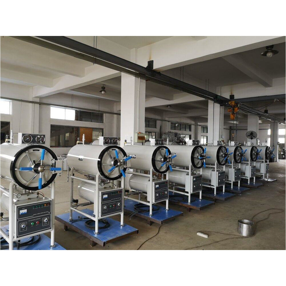 Autoclave de vapor cilíndrico horizontal HA-BC
