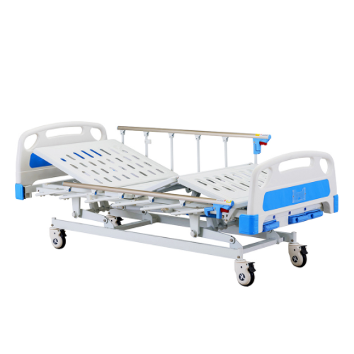Multifunctional Hospital Bed with Foldable Size Rail