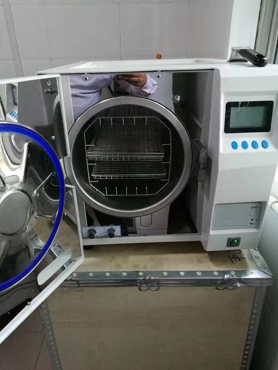 Class B LCD Diaplay Table Top Pulse Vacuum Steam Autoclave